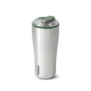 Mug de voyage isotherme personnalisé 600ml Black+Blum - Black + Blum | Vert olive