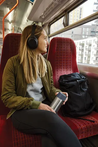 Mug de voyage personnalisé 340ml étanche en acier inoxydable Black+Blum - Black + Blum