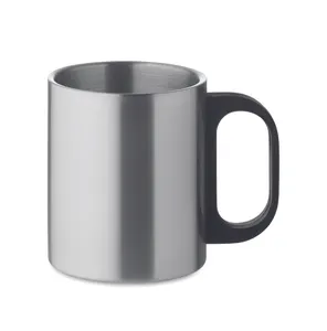 Mug double paroi personnalisable 300 ml - Taniss | Matt Silver