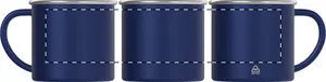 Mug publicitaire en acier recyclé - Hossa | Bleu