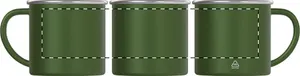 Mug publicitaire en acier recyclé - Hossa | Vert