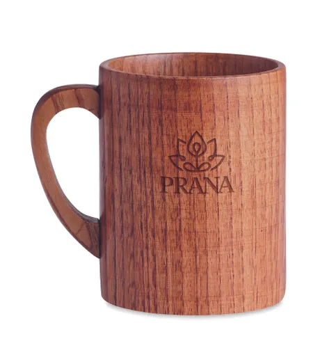 Mug en bois de chêne 280 ml personnalisé - Travis