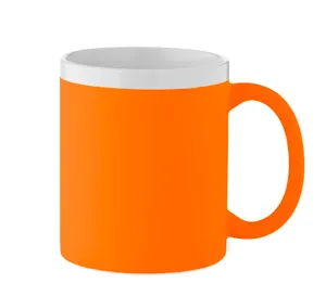 Mug en céramique 300ml - Mugiva | Orange Fluo