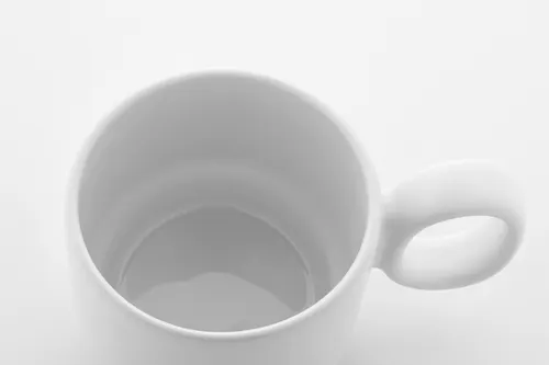 Mug en céramique avec plateau en bambou - Kaguya