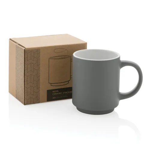 Mug en céramique empilable personnalisable - XD Collection