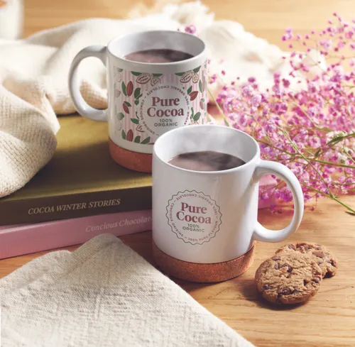 Mug en céramique personnalisable liège 280 ml - Karoo