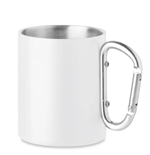 Mug en métal anse mousqueton à personnaliser - Arom