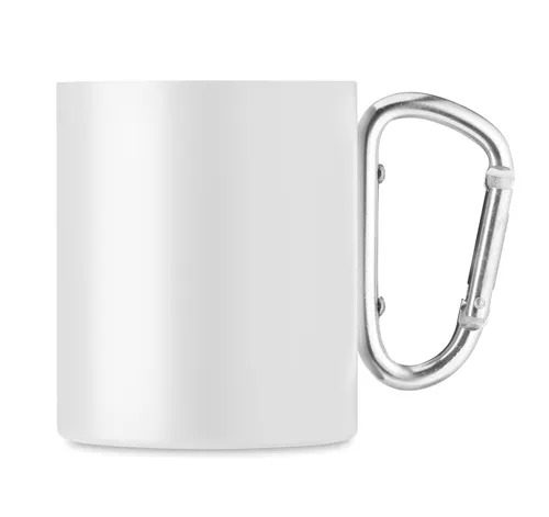 Mug en métal anse mousqueton à personnaliser - Arom
