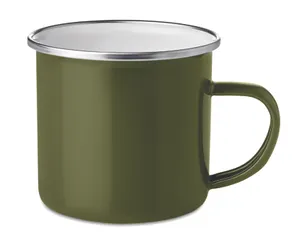 Mug en métal personnalisable avec émail - Plateado | Green
