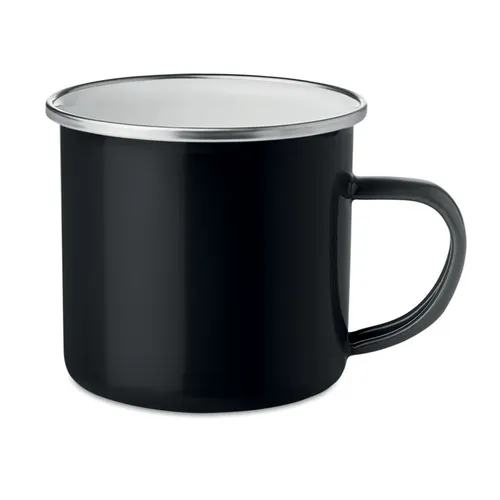 Mug en métal personnalisable avec émail - Plateado