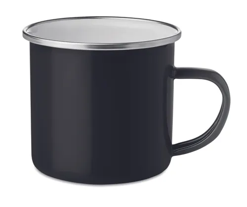 Mug en métal personnalisable avec émail - Plateado