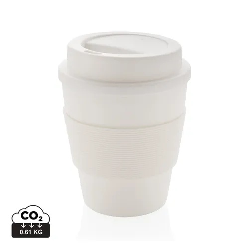 Mug en PP recyclable personnalisable avec couvercle à vis 350ml - XD Collection
