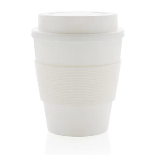 Mug en PP recyclable personnalisable avec couvercle à vis 350ml - XD Collection