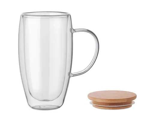 Mug en verre double paroi 450ml - Terol