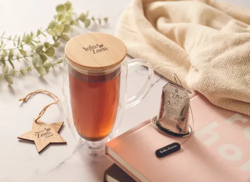 Mug en verre double paroi 450ml - Terol