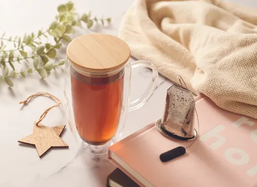 Mug en verre double paroi 450ml - Terol