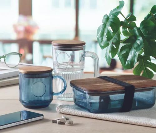 Mug en verre strié 300ml - Vitrio Mug