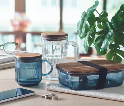 Mug en verre strié 300ml - Vitrio Mug