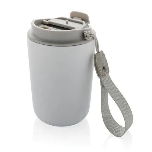 Mug iso publicitaire en acier inoxydable recyclé RCS avec lanière Cuppa - XD Collection