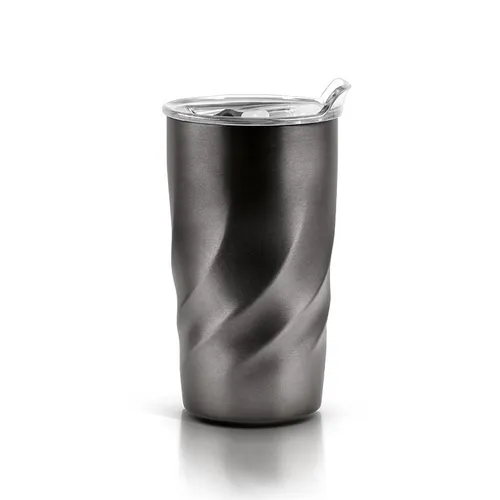 Mug isotherme double-paroi inox personnalisé 40 cl - calix