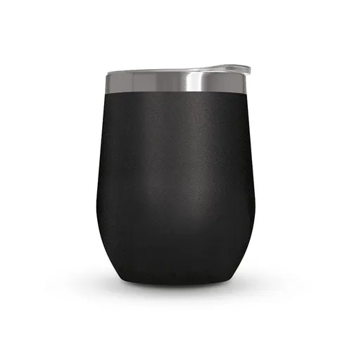 Mug isotherme double paroi inox personnalisé avec couvercle en inox recyclé