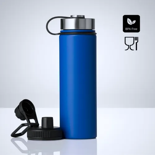 Mug Isotherme nordic avec deux bouchons, 650 ml