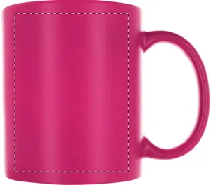 Mug personnalisé - Covory | Fuchsia / Blanc