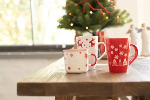 Mug Noël en porcelaine publicitaire - Perala
