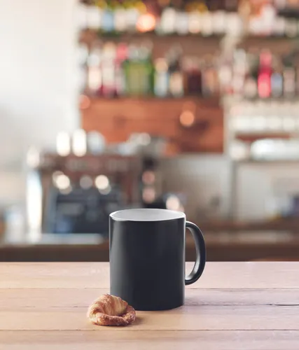 Mug noir sublimation 300ml - Mug noir sublimation 300ml personnalisable - Sublidark