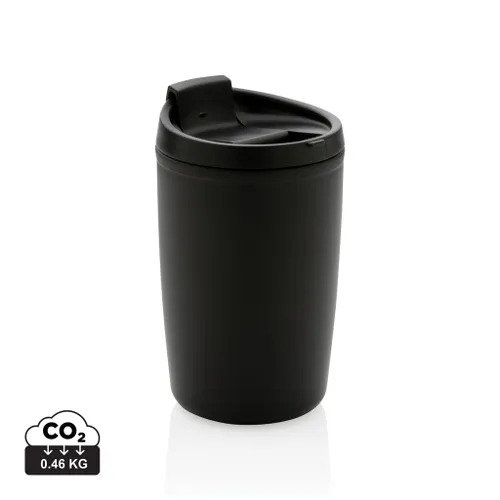Mug personnalisable en PP recyclé GRS avec couvercle à bascule - XD Collection