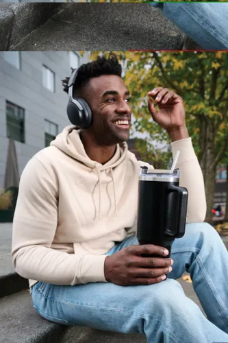 Mug personnalisé 1.2L en acier recyclé RCS Peakflow - XD Collection