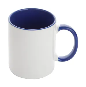 Mug publicitaire pour la sublimation - InnoColour | Blanc / Bleu