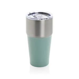 Mug publicitaire 500ml en acier recyclé certifié RCS Fluid - XD Collection | Vert