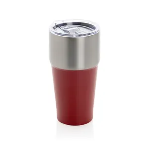 Mug publicitaire 500ml en acier recyclé certifié RCS Fluid - XD Collection | Rouge