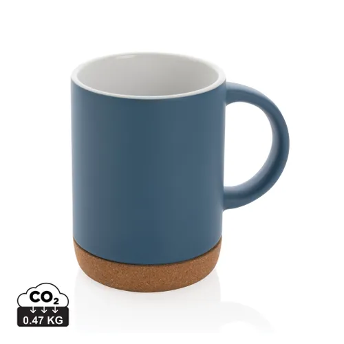 Mug publicitaire en céramique avec base en liège - XD Collection