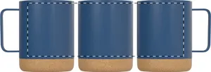 Mug personnalisé publicitaire en PP - Suber | Bleu Foncé