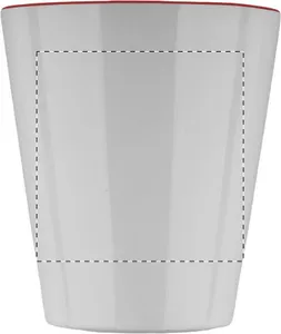 Mug personnalisé - Salo | Blanc / Rouge