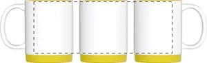 Mug sublimation personnalisé - MultiColour Plus | Jaune