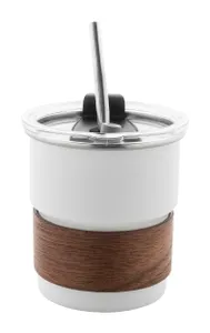 Mug thermos de voyage personnalisé RSS - Waffee | Blanc