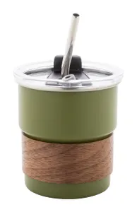 Mug thermos de voyage personnalisé RSS - Waffee | Vert