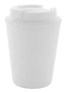 Mug thermos publicitaire en RPP - Cappulu | Blanc