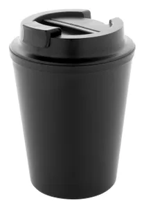 Mug thermos publicitaire en RPP - Cappulu | Noir