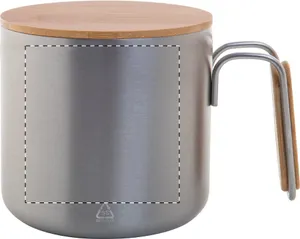 Mug thermos personnalisé - Graboo | Argenté