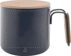 Mug thermos personnalisé - Graboo | Gris Foncé