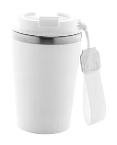Mug thermos personnalisé - Manabi | Blanc