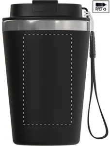 Mug thermos personnalisé - Manabi | Noir