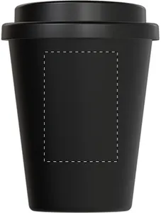 Mug thermos personnalisé publicitaire - Peppulu | Noir