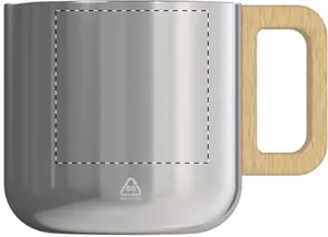 Mug thermos personnalisé - Rewoo | Argenté