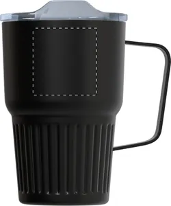 Mug thermos personnalisé - Streaky Grab | Noir