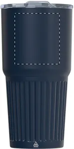 Mug thermos personnalisé - Streaky Tall | Bleu Foncé